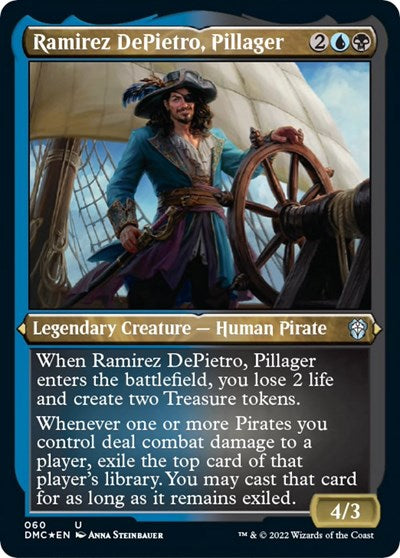 Ramirez DePietro, Pillager (Foil Etched) (Commander: Dominaria United) Light Play Foil