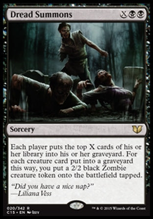 Dread Summons (Commander 2015) Light Play