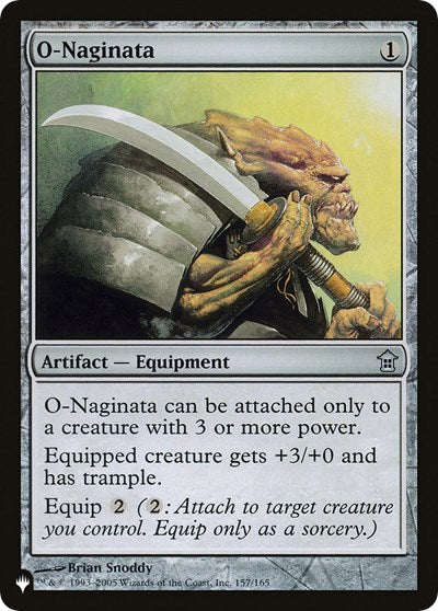 O-Naginata (The List) Near Mint