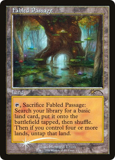 Fabled Passage (Retro Frame) (Promos: WPN and Gateway) Medium Play Foil