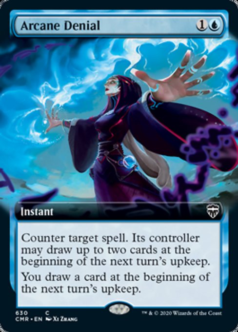Arcane Denial (Extended Art) (Commander Legends) Near Mint Foil