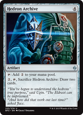 Hedron Archive (Battle for Zendikar) Light Play