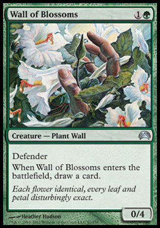 Wall of Blossoms (Planechase 2012) Medium Play