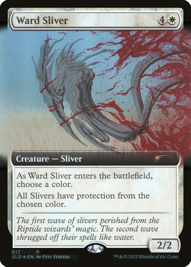 Ward Sliver (Secret Lair) Light Play Foil