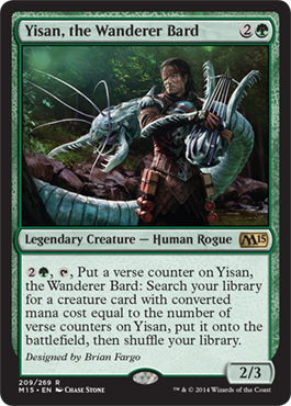 Yisan, the Wanderer Bard (Magic 2015 Core Set) Near Mint