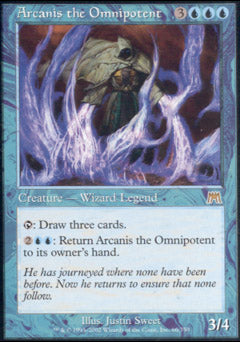 Arcanis the Omnipotent (Onslaught) Light Play Foil