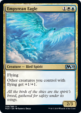 Empyrean Eagle (Magic 2020 Core Set) Light Play Foil