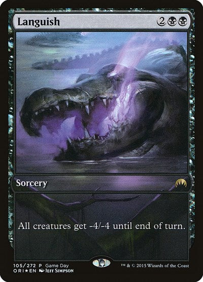 Languish (Promos: Game Day and Store Championship) Light Play Foil
