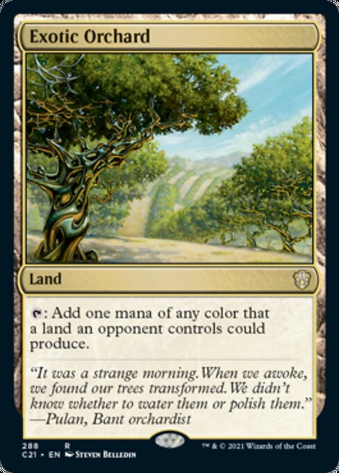 Exotic Orchard (Commander 2021 Strixhaven) Light Play