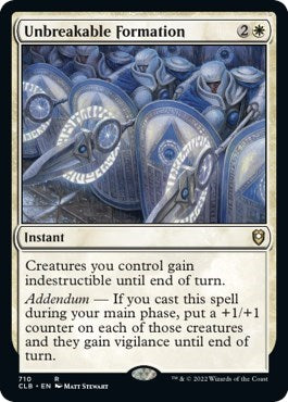 Unbreakable Formation (Commander Legends: Battle for Baldur's Gate) Near Mint
