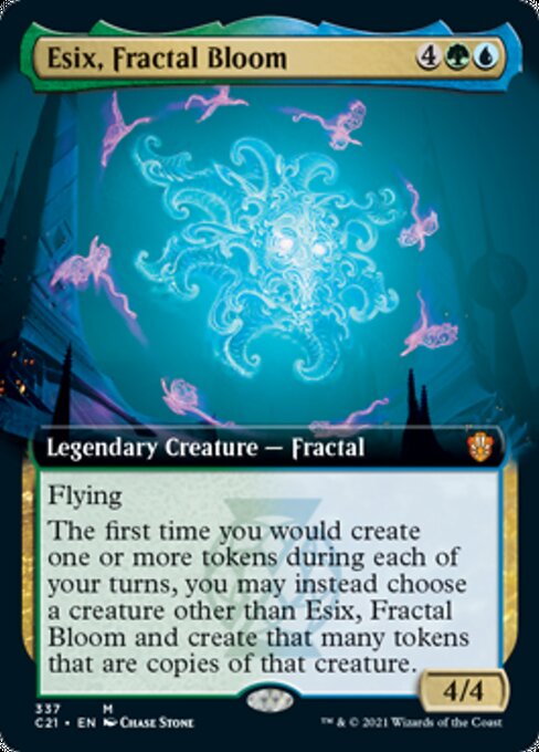 Esix, Fractal Bloom (Extended Art) (Commander 2021 Strixhaven) Near Mint