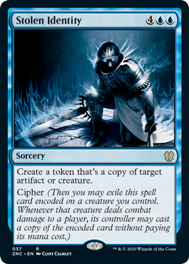 Stolen Identity (Commander 2020 Zendikar Rising) Light Play