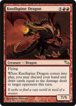 Knollspine Dragon (Shadowmoor) Heavy Play