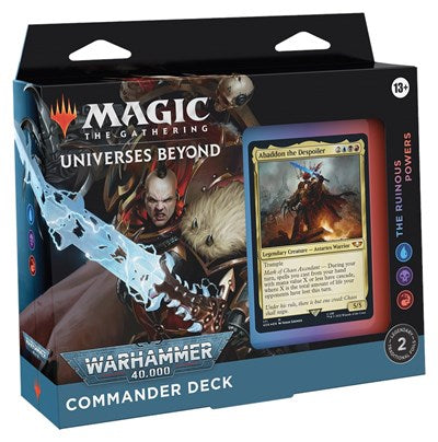 Universes Beyond: Warhammer 40,000 The Ruinous Powers Commander Deck (Universes Beyond: Warhammer 40) New