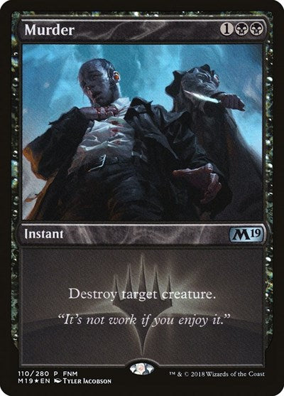 Murder (Promos: FNM) Near Mint Foil