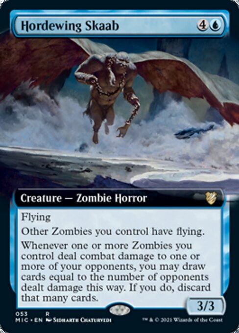 Hordewing Skaab (Extended Art) (Commander 2021 Midnight Hunt) Light Play