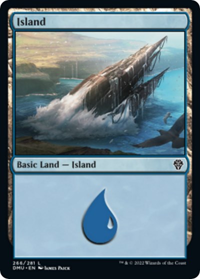 Island (266) (Dominaria United) Near Mint Foil