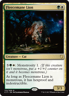 Fleecemane Lion (Commander 2017) Medium Play