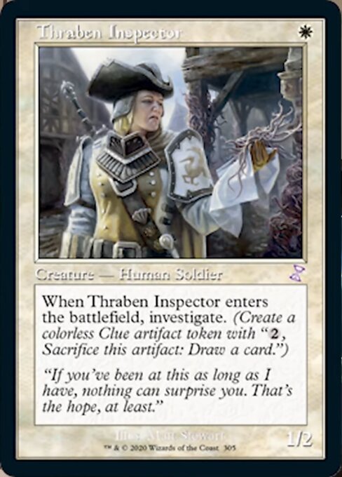 Thraben Inspector (Time Spiral Remastered) Near Mint Foil