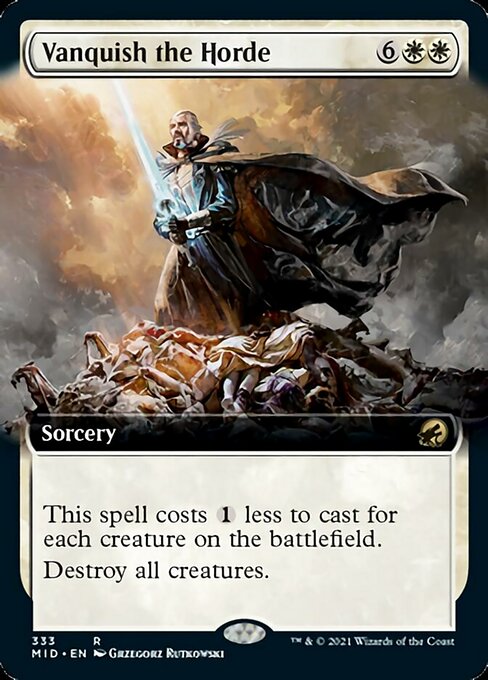 Vanquish the Horde (Extended Art) (Innistrad: Midnight Hunt) Near Mint