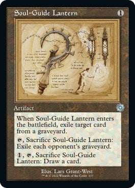 Soul-Guide Lantern (Schematic) (The Brothers' War: Retro Frame Artifacts) Near Mint Foil