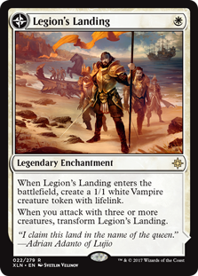 Legion's Landing (Adanto the First Fort) (Ixalan) Damaged / Poor