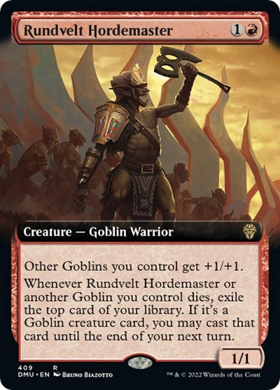 Rundvelt Hordemaster (Extended Art) (Dominaria United) Near Mint Foil