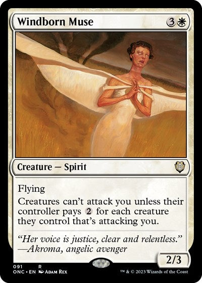 Windborn Muse (Commander: Phyrexia: All Will Be One) Near Mint