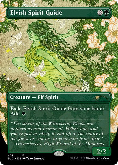 Elvish Spirit Guide (Secret Lair) Light Play Foil