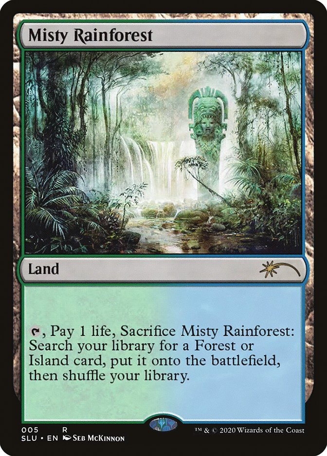 Misty Rainforest Ultimate Edition (Secret Lair) Near Mint