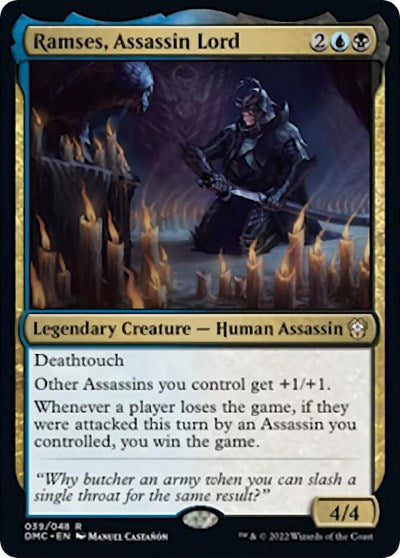 Ramses, Assassin Lord (Commander: Dominaria United) Near Mint Foil