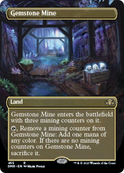 Gemstone Mine (Borderless) (Dominaria Remastered) Near Mint Foil