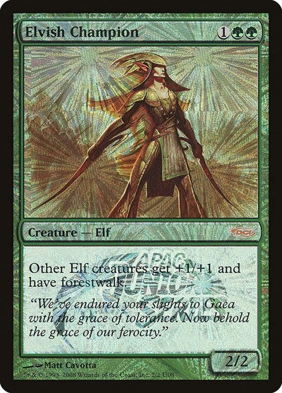 Elvish Champion (APAC Series) (Promos: Junior Series) Light Play Foil