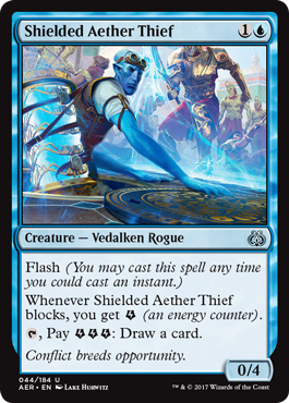 Shielded Aether Thief (Aether Revolt) Near Mint