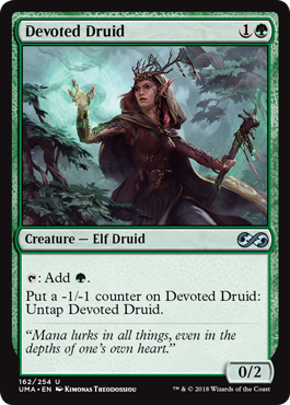 Devoted Druid (Ultimate Masters) Light Play Foil