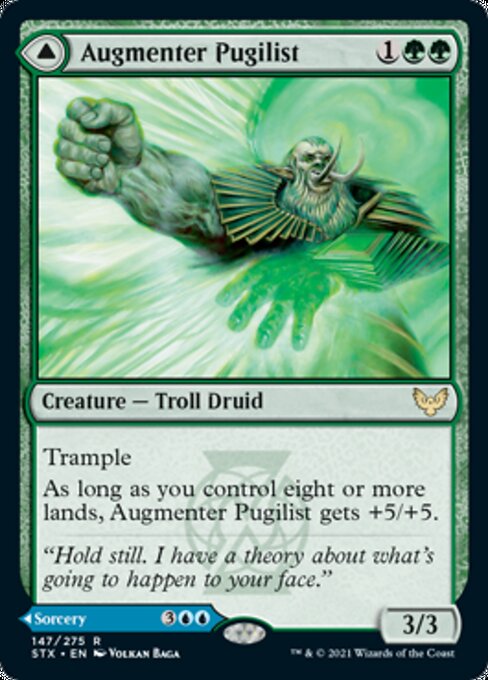 Augmenter Pugilist / Echoing Equation (Strixhaven) Near Mint Foil