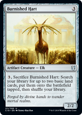 Burnished Hart (Commander 2019) Light Play