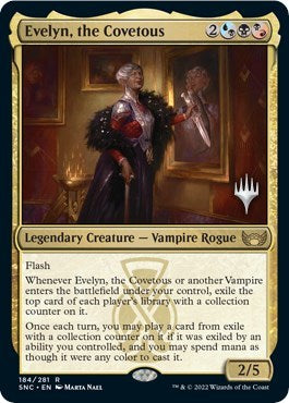 Evelyn, the Covetous (Promo Pack: Streets of New Capenna) Light Play