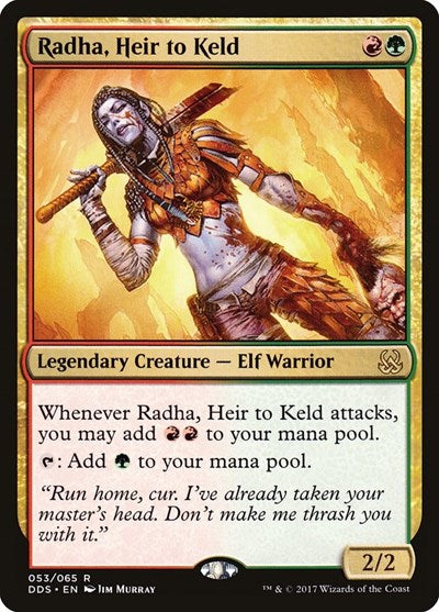 Radha, Heir to Keld (Duel Decks: Mind vs Might) Near Mint