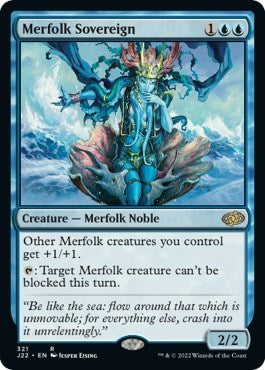 Merfolk Sovereign (Jumpstart 2022) Near Mint