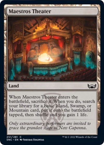 Maestros Theater (Streets of New Capenna) Near Mint Foil