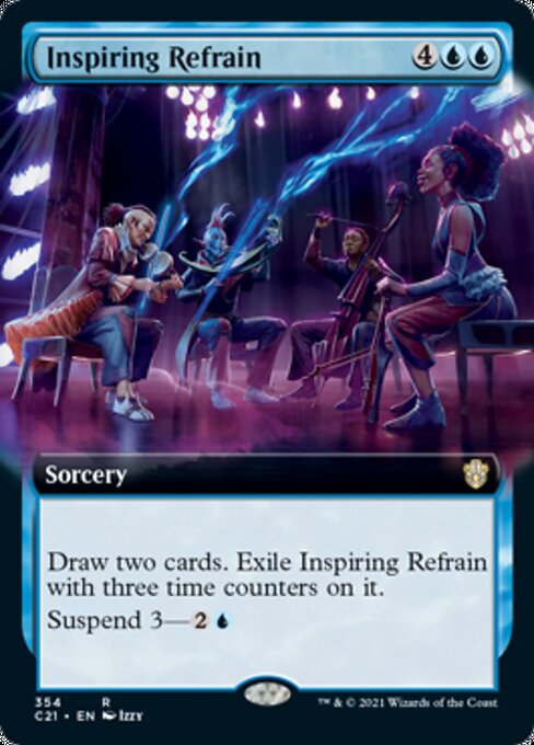 Inspiring Refrain (Extended Art) (Commander 2021 Strixhaven) Near Mint