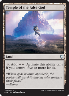 Temple of the False God (Commander 2018) Light Play