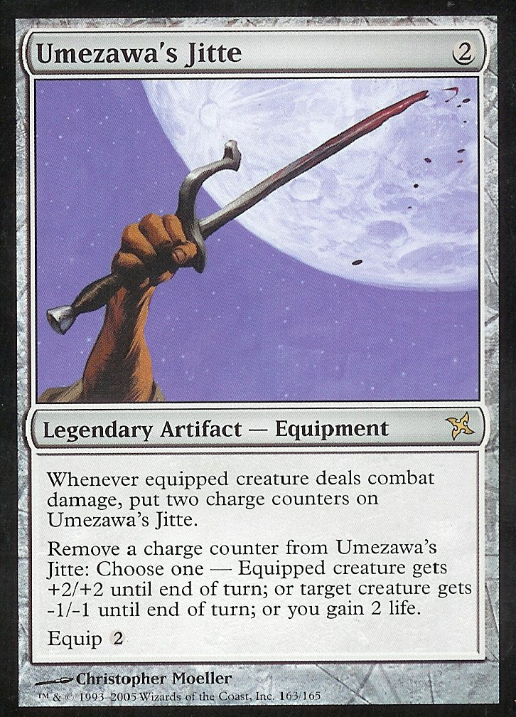 Umezawa's Jitte (Betrayers of Kamigawa) Light Play Foil