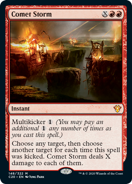 Comet Storm (Commander 2020 Ikoria) Light Play