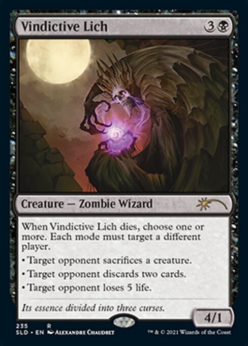 Vindictive Lich (Secret Lair) Near Mint