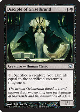 Disciple of Griselbrand (Innistrad) Light Play