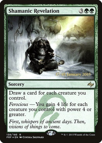 Shamanic Revelation (Promos: Prerelease Cards) Near Mint Foil