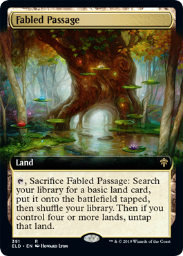 Fabled Passage (Extended Art) (Throne of Eldraine) Near Mint Foil