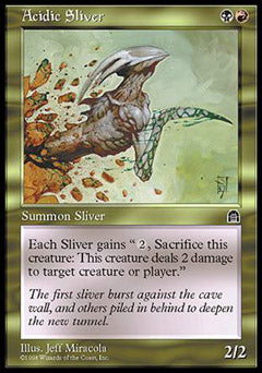 Acidic Sliver (Stronghold) Near Mint